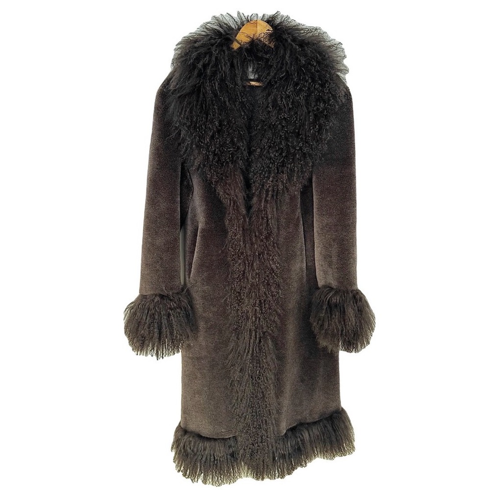 Charlotte Simone Limited Edition Donna Coat in Chocolate Brown - Picture 6 of 13